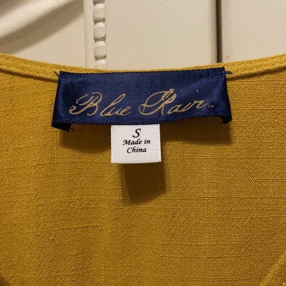 Blue rain mustard top size small nwot - Picture 2 of 5